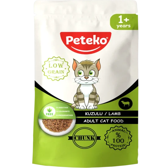 Peteko Kuzulu Chunk Yetişkin Kedi Maması
