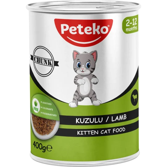 Peteko Kuzulu Jöleli Yavru Kedi Konserve Maması (Et Parçacıklı)