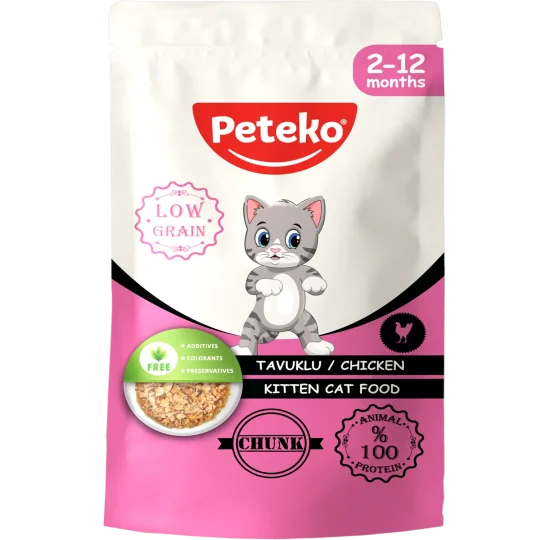 Peteko Tavuklu Chunk Yavru Kedi Maması